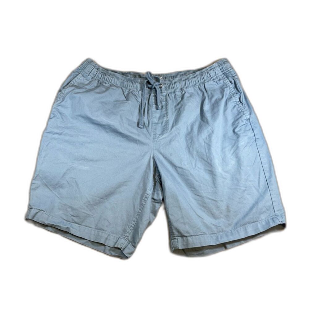 Mens Free Assembly Pullon Shorts Light Blue Large